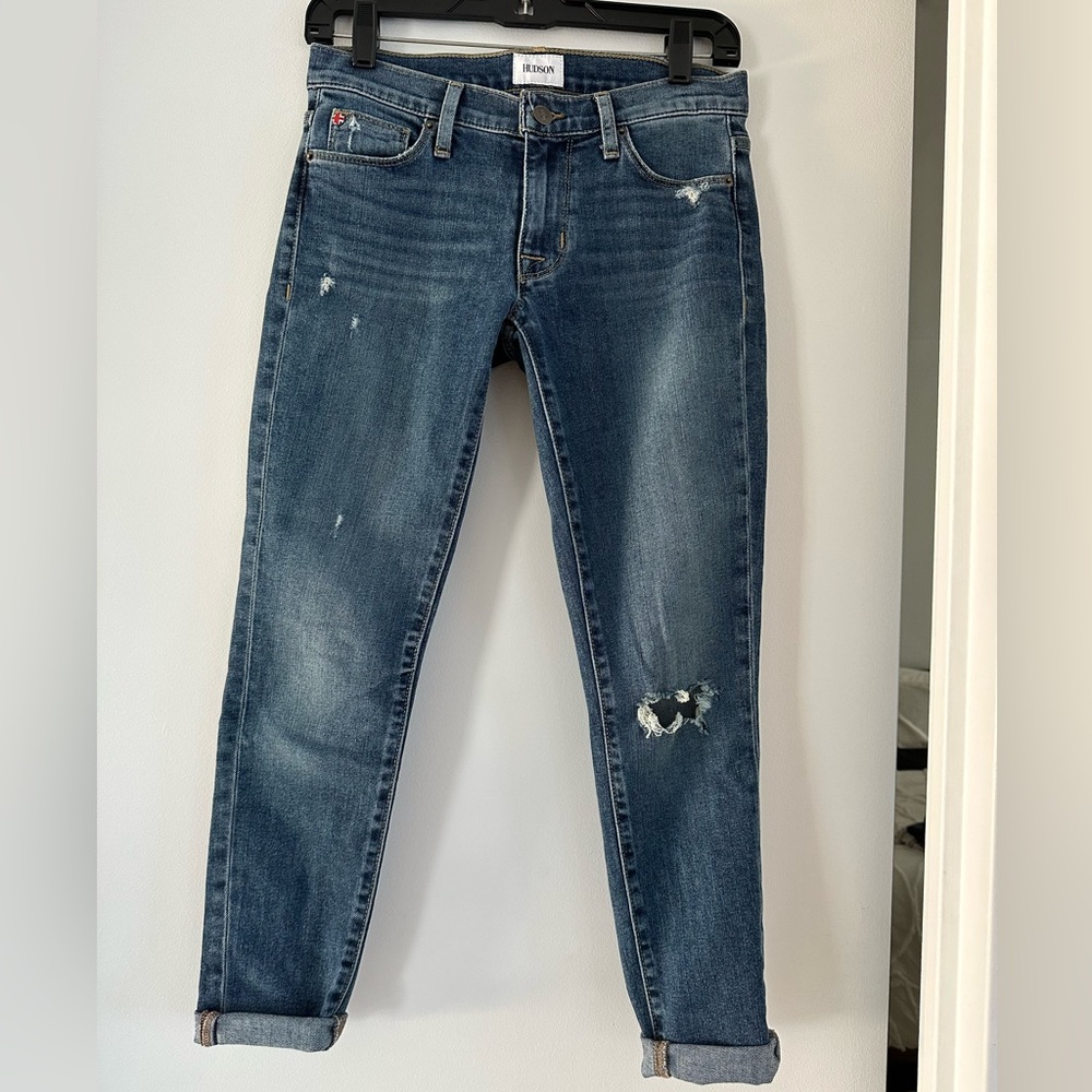 NWOT Hudson Krista Low Rise Super Skinny Ankle Jeans Size 25